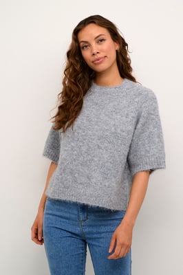 Strickpullover Lockere Passform grey