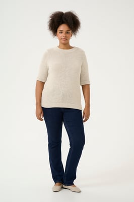 Strickpullover Regular fit white
