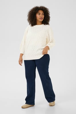 Strickpullover Regular fit white