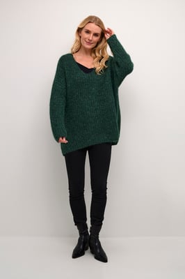 Strickpullover Oversize fit green
