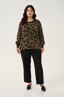Strickpullover Regular fit animal