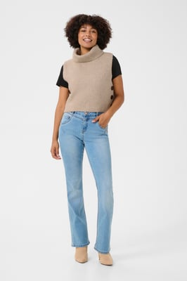 Strickpullover Straight fit beige