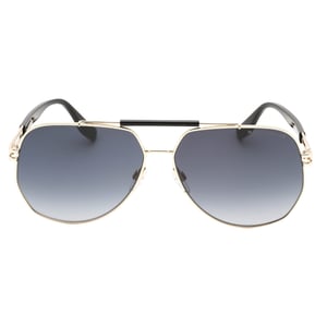 Marc Jacobs Herren Sonnenbrille Mit Dunkelgrauen Sf-gläsern Und Goldenen Gläsern