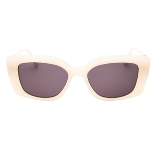 Karl Lagerfeld Milchweiße Sonnenbrille