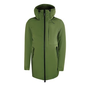 Aquascutum Active 3-way Parka Armeegrüne Daunenparkajacke