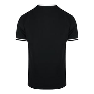Cavalli Class - Schwarzes Poloshirt Mit Auffälligem Streifenkragen