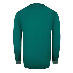 Cavalli Class - Ottanio - Sweatshirt Mit Rundhalsausschnitt Und Kräftigem Multi-logo In Grün