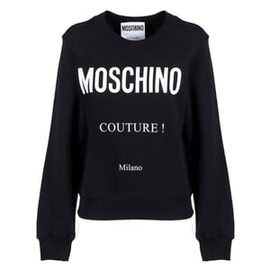 Moschino Couture Milano Schwarzer Pullover