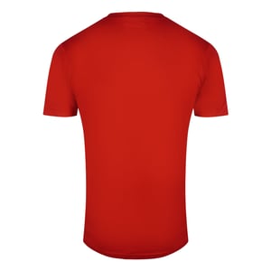 Cavalli Class - Rotes T-shirt Mit Tiger-blumenlogo