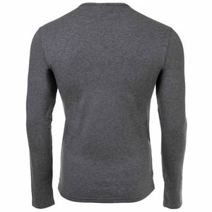 Versace T-Shirt Long Sleeves Round Neck Jersey Topeka Bi-Stretch Cotton Organic New Logo Longsleeve