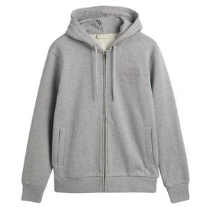 Gant Regular Tonal Shield Full Zip Hoodie Sweatjacke