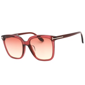 Tom Ford Selby Glänzende Bordeaux-Sonnenbrille