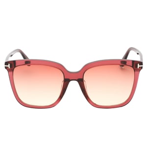 Tom Ford Selby Glänzende Bordeaux-Sonnenbrille