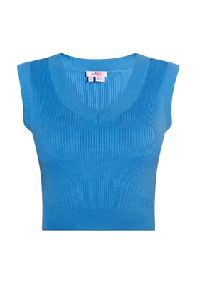 Mymo strickpullunder Damen Himmelblau