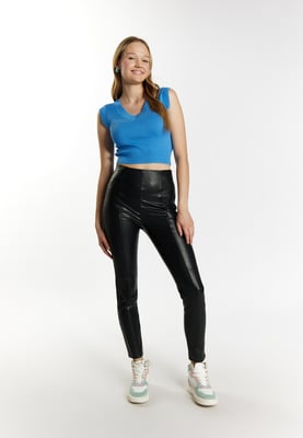 Mymo strickpullunder Damen Himmelblau
