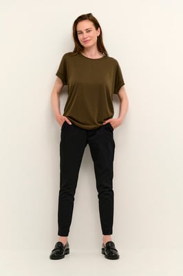 T-shirt Loose fit dark brown