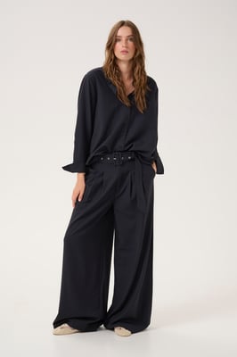 Casual Hose Loose fit blue