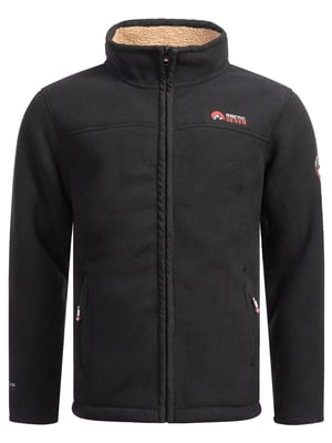 Arctic Seven Herren Fleece Jacke – Schwarz