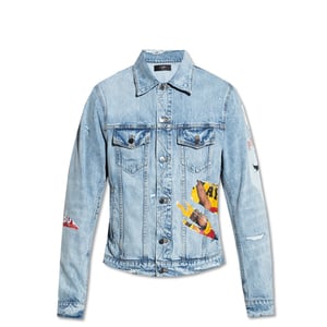 Amiri Playboy Magazin Trucker Jeansjacke