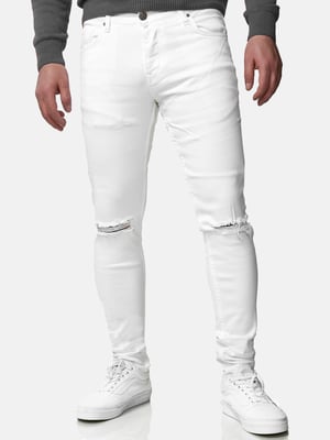 Tazzio Herren Jeans Skinny Fit im Destroyed Look