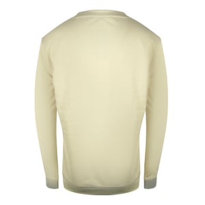Cavalli Class Sweatshirt Mit Mehreren Logos In Beige Und Sand