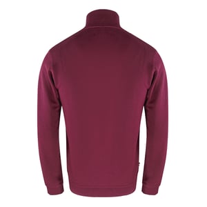 Aquascutum Active - Burgunderfarbenes Sweatshirt Mit Reißverschluss