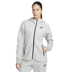 Nike - Hellgrauer Hoodie Mit Reißverschluss
