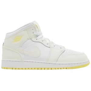 Nike Air Jordan 1 Mid (gs) Weiße High Tops Für Jugendliche