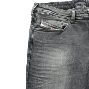 Diesel 1979 - Sleeker - Graue Jeanshose Mit Verblichenem Muster