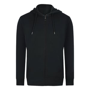 Cavalli Class - Schwarzer Kapuzenpullover Mit Reißverschluss Im Traditionellen Leoparden-design