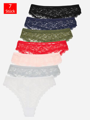 Tazzio Damen String 7er-Pack