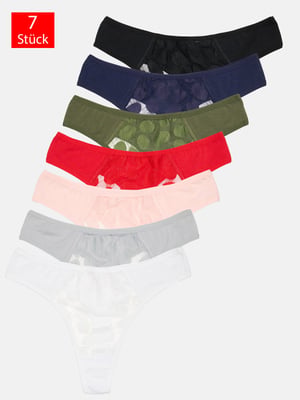 Tazzio Damen String 7er-Pack