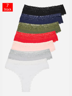 Tazzio Damen String 7er-Pack