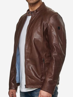 Tazzio Herren Jacke Lederjacke Echtleder