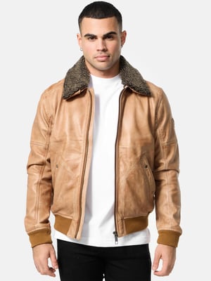 Tazzio Herren Lederjacke