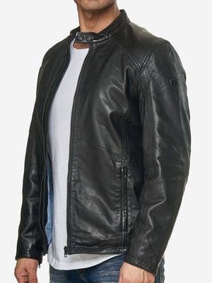 Tazzio Herren Jacke Lederjacke Echtleder