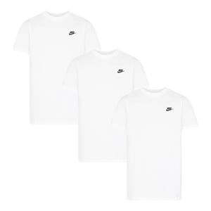 3er-Pack Nike Sportswear Club T-Shirts für Herren in Weiß