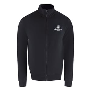 Aquascutum Active - Schwarzes Sweatshirt Mit Reißverschluss