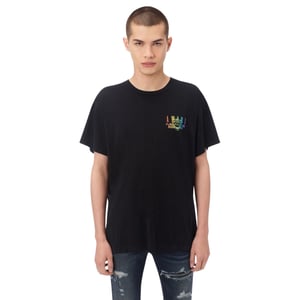 Amiri Xo Beverly Hills Schwarzes T-shirt