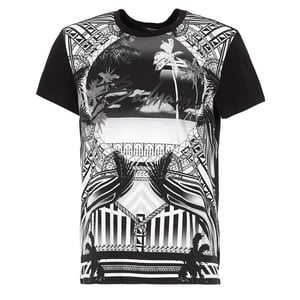 Schwarzes T-shirt Mit Balmain Resort-logo