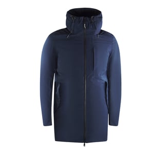 Aquascutum Active 3-way Parka Marineblaue Daunenparkajacke