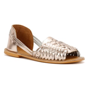 Tower Footwear Hurache Damen Gold Sandalen