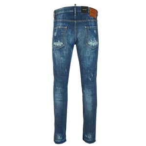 Dsquared2 Cool Guy Jean Blaue Ausgefranste Jeanshose