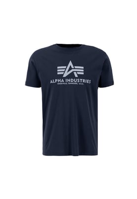 Basic Reflective Print T-Shirt