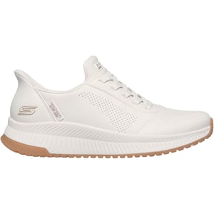Skechers BOBS Squad 4 Schlüssel-Look Damen Weiße Sneakers