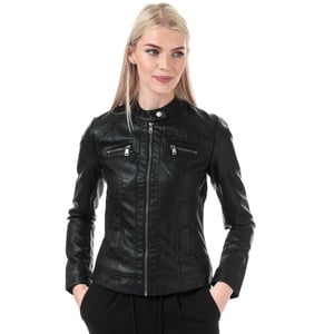 Only - "Bandit" Bikerjacke für Damen (Schwarz)