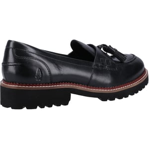 Hush Puppies Ginny Damen Schwarze Lederloafer