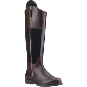 Cotswold Buscot Leder Damenstiefel Braun/Marineblau