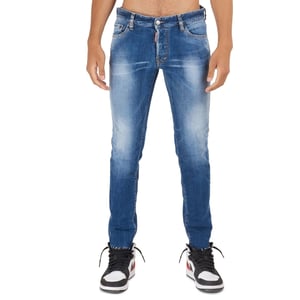 Dsquared2 - Schmale, Verkürzte Jeans In Blau