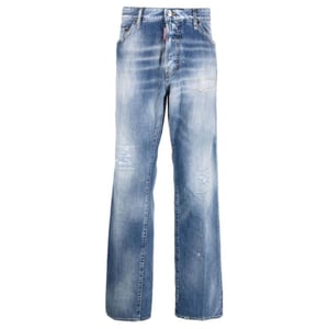 Dsquared2 - Blaue Jeanshose Im Roadie-jeans-stil